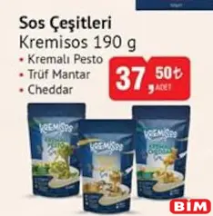 KREMİSOS SOS ÇEŞİTLERİ 190 G KREMİSOS SOS ÇEŞİTLERİ 190 G